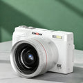 Songdian DC218-T3 digital camera - Configuration: Flip screen · Color: White · Accessories: Camera only · Storage: No memory card