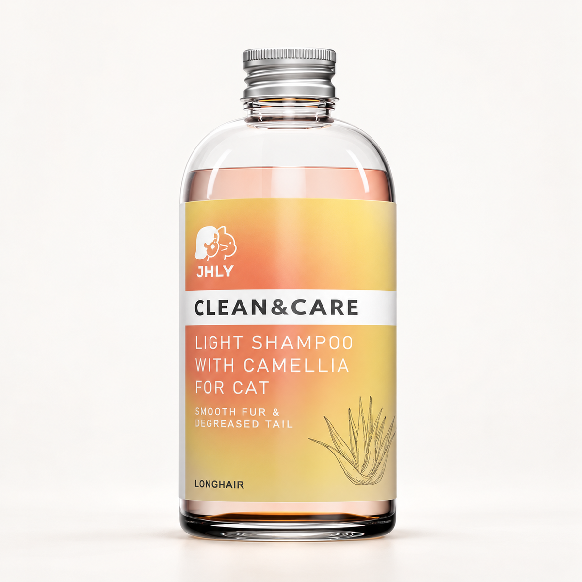 JHLY aloe shampoo for long-haired cats