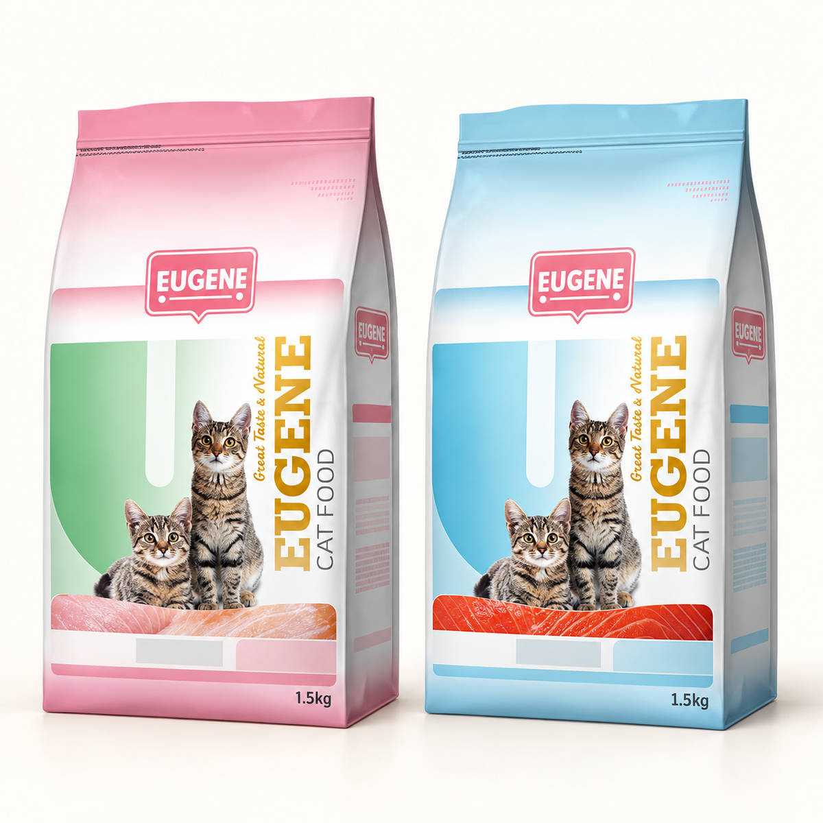 Youqu cod and salmon cat-food duo, 3 kg