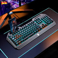 TK900 keyboard - Configuration: Classic · Color: Metal Black, blue light · Kit: Keyboard