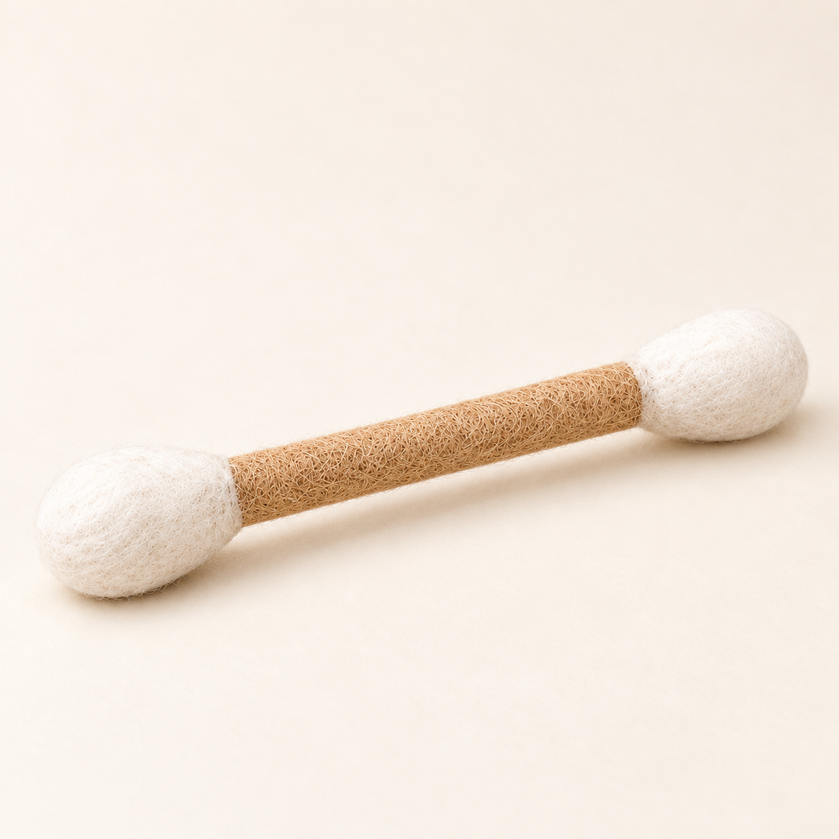Small wool cat play stick