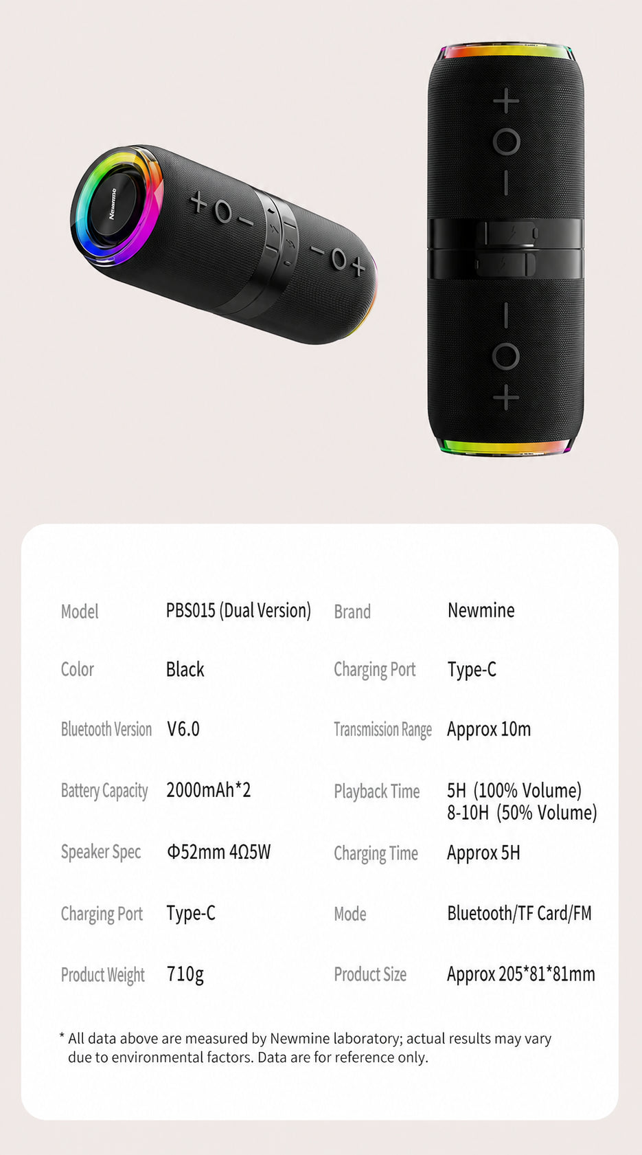 Newmine PBS015 speaker