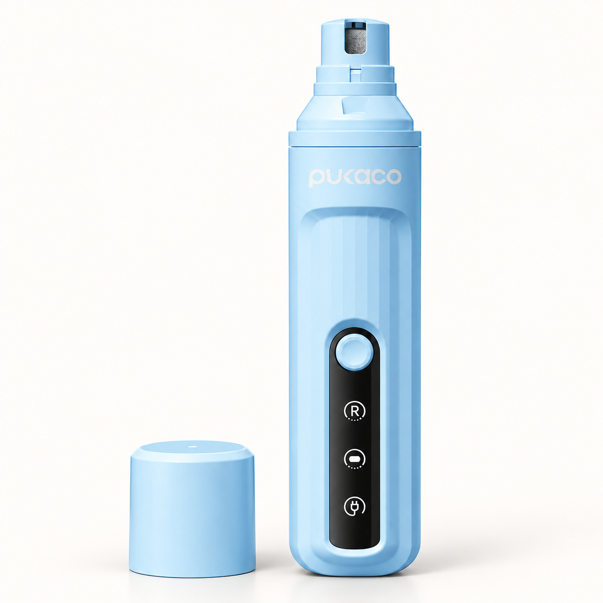 Pukaco F2 blue electric pet nail grinder with light
