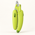 Aiwo green pet nail clipper with dual LEDs