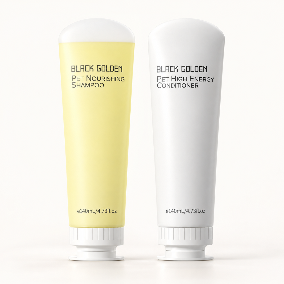 Spiral Black Gold pet shampoo and conditioner, 2 × 140 ml